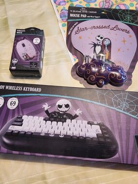 The Nightmare Before Christmas Keyboard & Mouse Set - Purple Accent